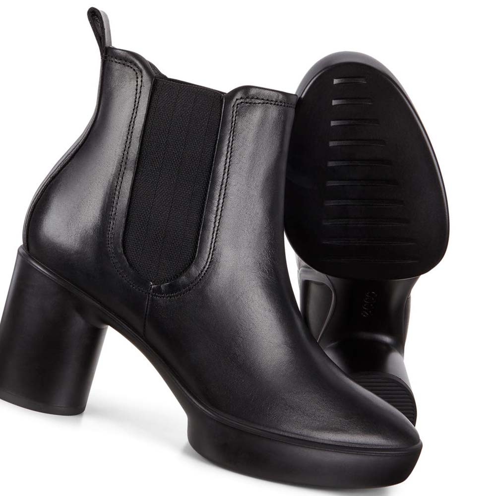 Ecco Shape Sculpted Motion 55 Chelsea Ankle Pensko Dame Svarte | NO 119BEX